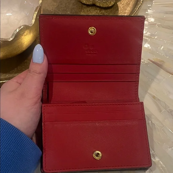 Gucci Blooms Blue Floral GG Supreme Wallet - Picture 7 of 11